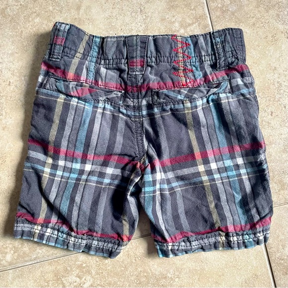 Sprockets Multicolored Plaid Chino Toddler Shorts, Size 24 Months - Picture 4 of 8